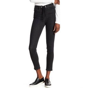 Rag & Bone Ariel Yvonne Lace Up Skinny Jeans